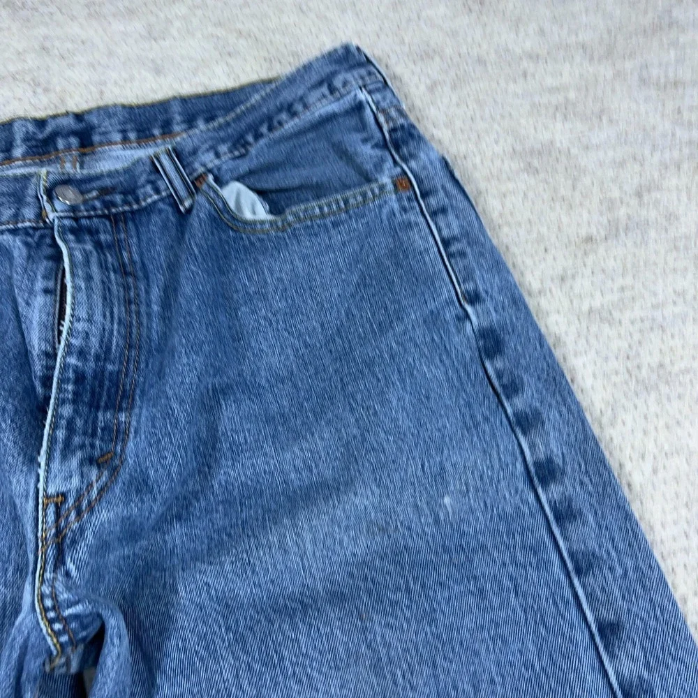 Levis 550 Jeans Men 36x36 Relaxed Fit Straight Leg Med Wash Pants Baggy Work **‎